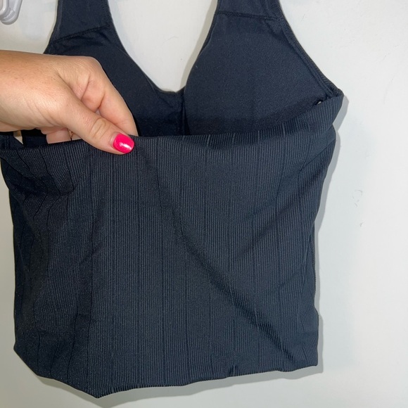 Klassy Network Ribbed Halter Brami - xs black - Picture 9 of 12